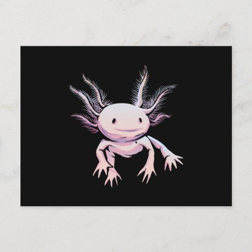Realistic Axolotl Animal Postcard