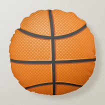Realistic Basketball ball Pillow