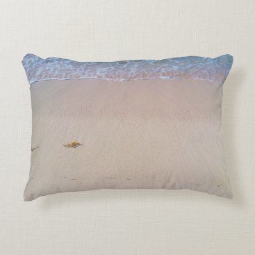 Realistic beach photo accent pillow Realistic beach photo accent pillow