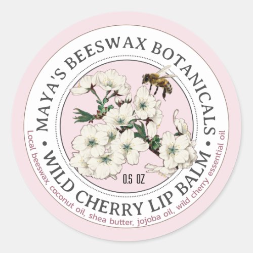 Realistic Bee Beeswax Scented Soap Product Label