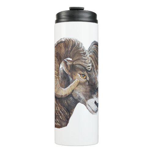 Realistic Big Horn Sheep Thermal Tumbler