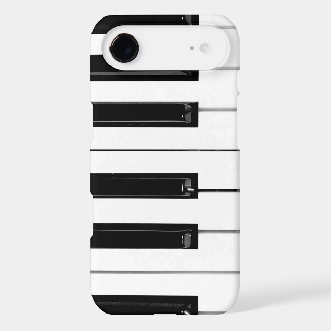 Realistic Black White Piano Keyboard Keys Case-Mate iPhone Case (Back)