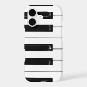 Realistic Black White Piano Keyboard Keys iPhone 17 Case