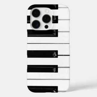 Realistic Black White Piano Keyboard Keys iPhone 16 Pro Case