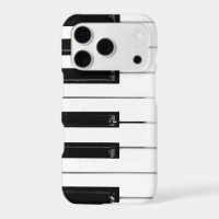 Realistic Black White Piano Keyboard Keys