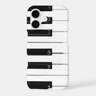 Realistic Black White Piano Keyboard Keys iPhone 17 Case