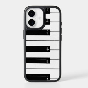 Realistic Black White Piano Keyboard Keys iPhone 17 Case