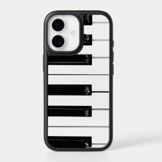 Realistic Black White Piano Keyboard Keys iPhone 17 Case