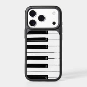 Realistic Black White Piano Keyboard Keys iPhone 17 Pro Case