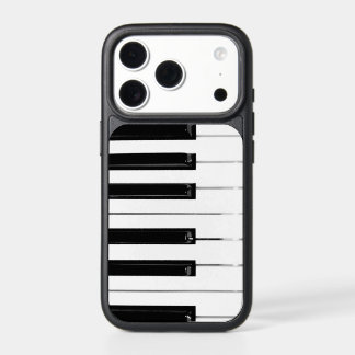 Realistic Black White Piano Keyboard Keys iPhone 17 Pro Case
