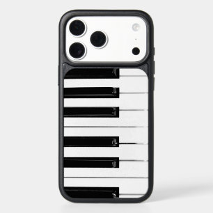 Realistic Black White Piano Keyboard Keys iPhone 17 Pro Max Case