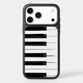 Realistic Black White Piano Keyboard Keys iPhone 17 Pro Max Case