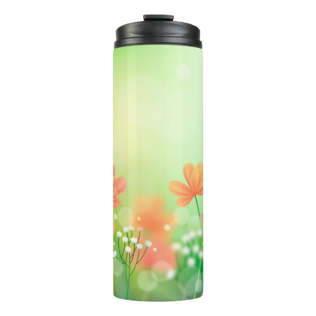 Realistic Blurred Spring Background-2374 Thermal Tumbler (Front)