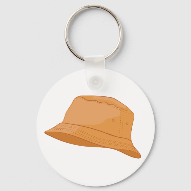 Realistic Bucket Hat Keychain (Front)