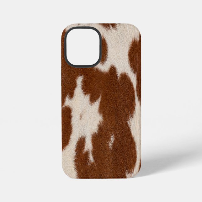 Realistic Calf Hide Pattern iPhone Case (Back)