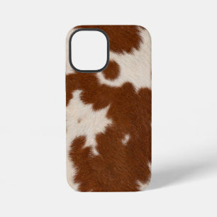 Realistic Calf Hide Pattern iPhone 12 Mini Case