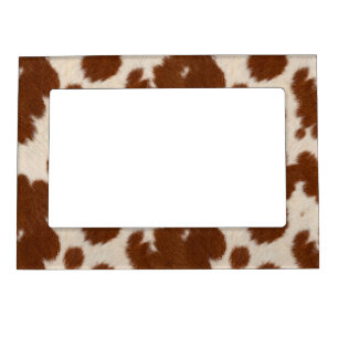 Realistic Calf Hide Pattern Magnetic Frame