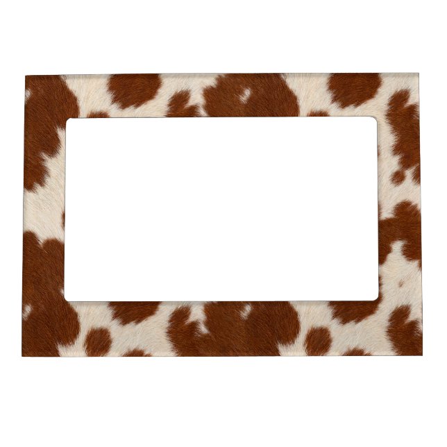 Realistic Calf Hide Pattern Magnetic Frame (Front)