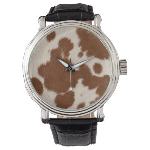 Realistic Calf Hide Pattern Watch