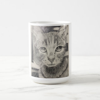 Realistic Cat Drawing Mug 