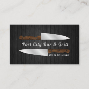 Realistic Chef's Knives Business Card