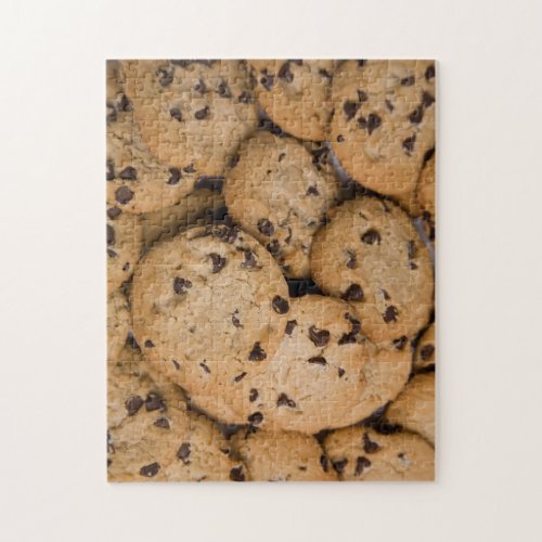 Realistic Chocolate Chip Cookie Jigsaw Puzzle