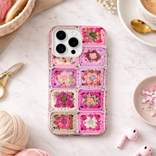 Realistic Crochet Granny Square iPhone 15 Pro Case