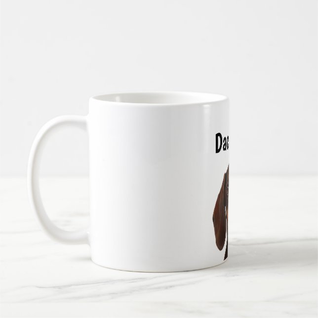 Realistic Dachshund Full Wrap 11oz Mug | Custom Up (Left)