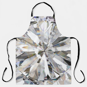Realistic Diamond: 3D Close-Up Apron