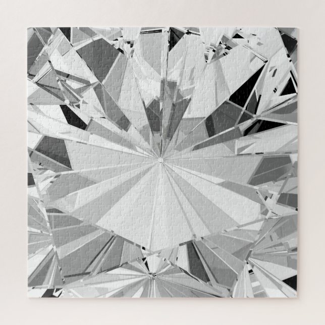 Realistic Diamond: 3D Texture Close-Up Jigsaw Puzzle (Vertical)