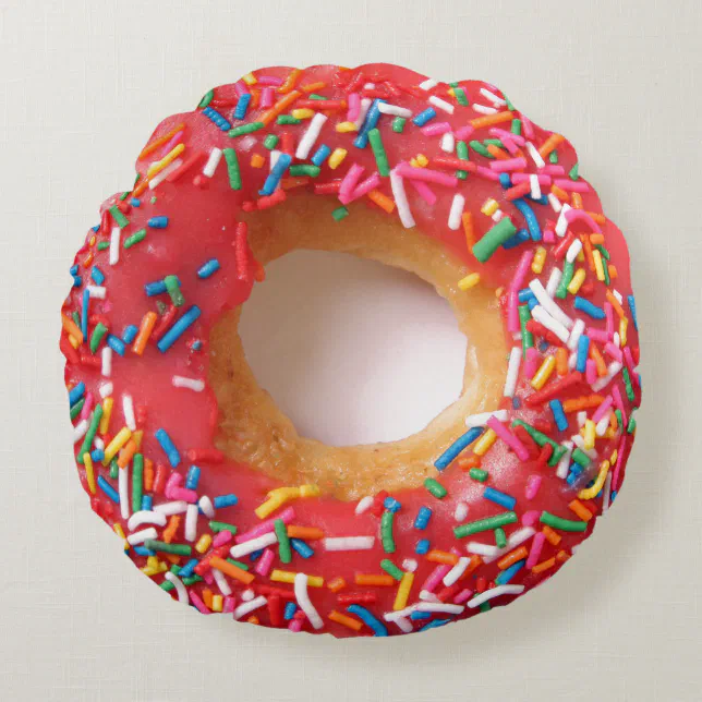 Realistic Donut Pillow | Zazzle