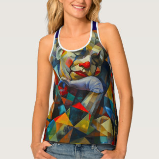 realistic drawing tank top