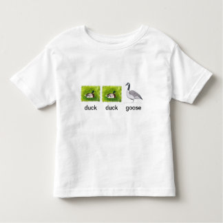 Realistic Duck Duck Goose Artwork on Tshirts