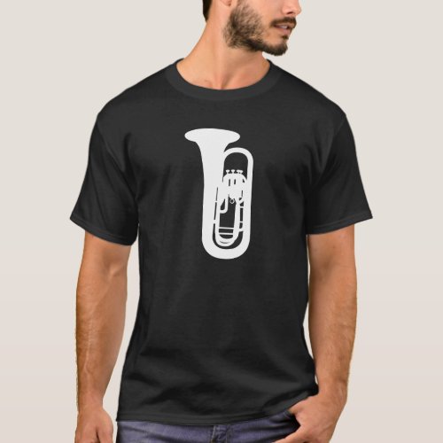 Realistic Euphonium Silhouette T_Shirt