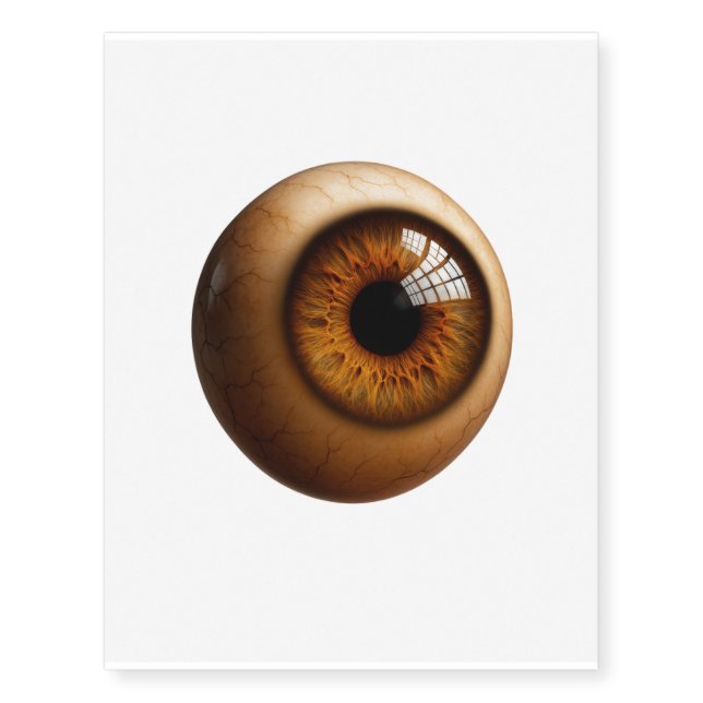 Realistic eye tattoo with bold, lifelike details (Front)