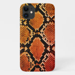 Realistic Faux Snake Skin Animal Print Iphone 11 Case at Zazzle