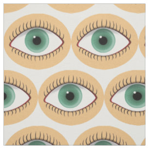 Realistic Funny Human Eye Fabric