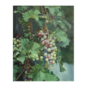 Realistic Grape Vine with Leaves – Fine Art