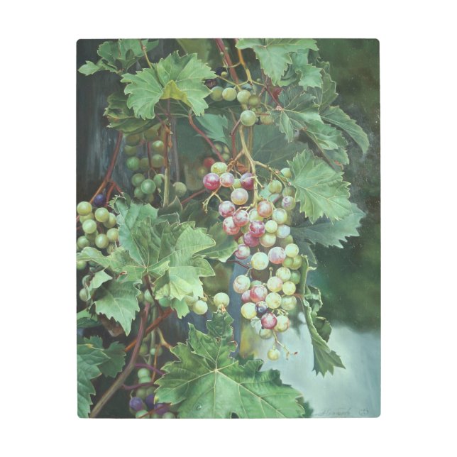 Realistic Grape Vine with Leaves – Fine Art (Front)