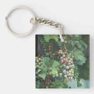 Realistic Grape Vine with Leaves – Fine Art Keychain
