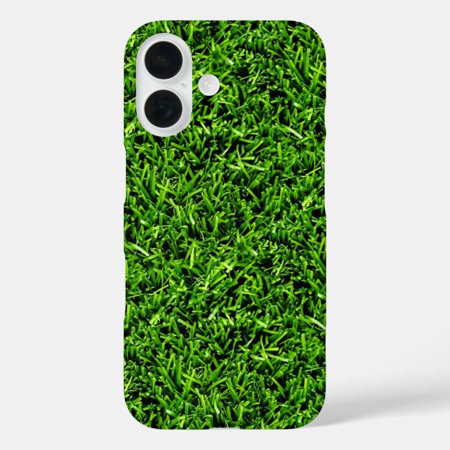   Realistic Grass Photo Texture Funny Bright Green Case-Mate iPhone Case (Back)
