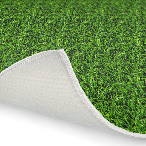 Realistic Grass Photo Texture Funny Bright Green Outdoor Rug