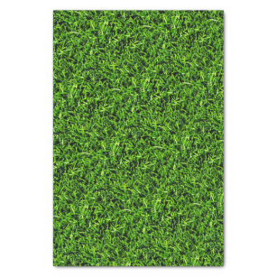   Realistic Grass Photo Texture Funny Bright Green Tissue Paper