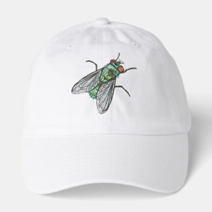Realistic Green Bottle house Fly Hat
