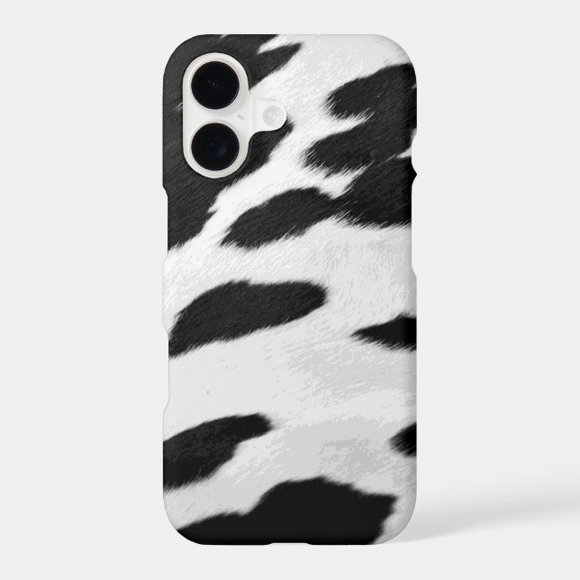 Realistic Holstein cow Hide Look Case-Mate iPhone Case (Back)