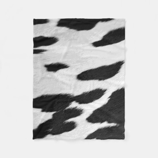 Faux Cowhide Throw