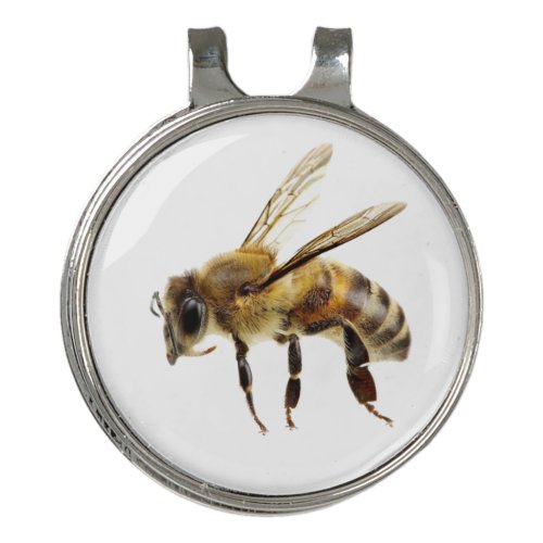 Realistic Honeybee in Flight  Golf Hat Clip