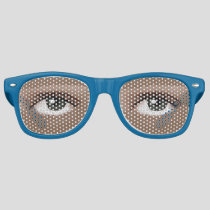 Realistic Human Man Eyes  Lifelike Retro Sunglasses