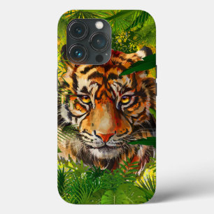 Realistic Jungle Tiger iPhone 13 Pro Case