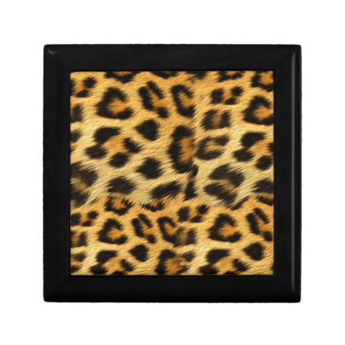 Realistic leopard fur print accessories _ trendy gift box